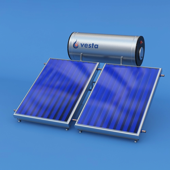 SS-250L-HPC-4.jpg Solar System 250L High Pressure coil, 2 solar collectors 2m2, support stand and installation kit - Image 1